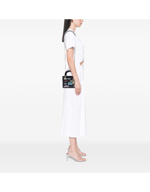 Pre-Loved by Azura Reborn - Pre-Loved Mini Calfskin Beaded Lady Dior