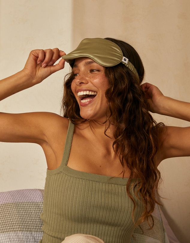 Sheet Society - Fleur Silk Eye Mask
