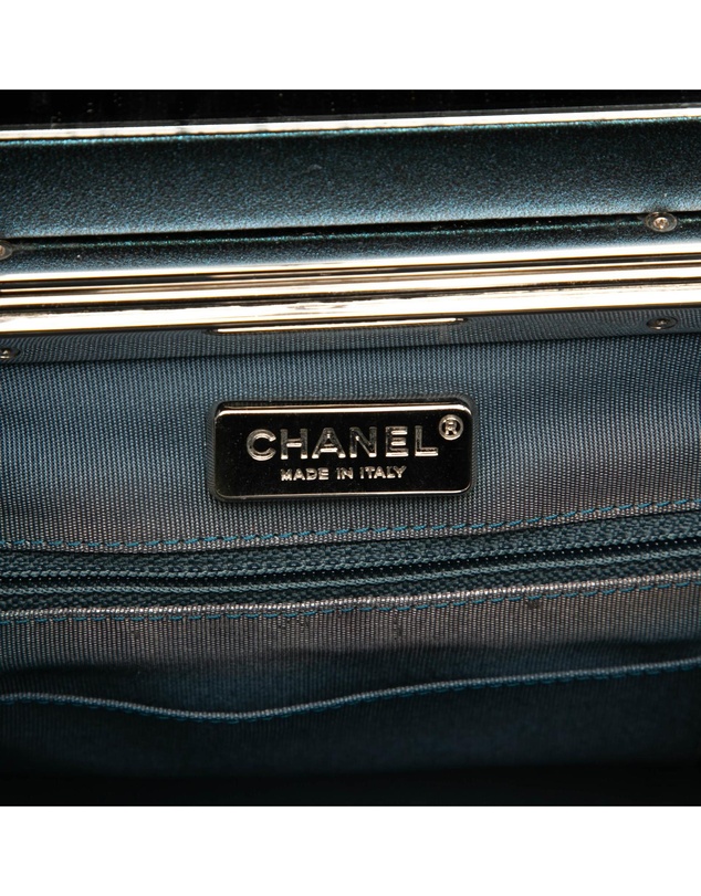 Pre-Loved by Azura Reborn - Pre-Loved CC Metallic Calfskin Vanity Bag