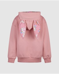 Rock Your Kid - Hunny Bunny 3D Bunny Hoodie in Peach