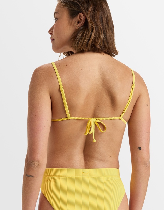 Roxy - Womens Rib Roxy Love The Quiver Tri Bikini Top