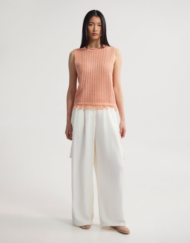 Oxford - Lily Knitted Fringe Tank