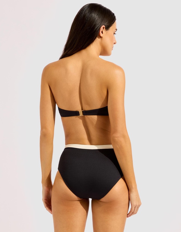 Seafolly - Band wave Trim Front Bandeau