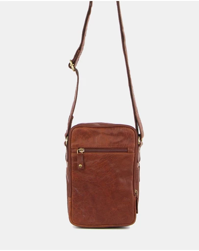 Pierre Cardin - Pierre Cardin Rustic Leather Cross Body Bag