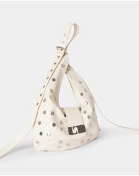 Laagam - Vixen Ecru Studs Bag