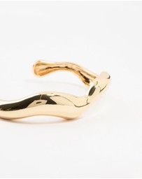 Lovisa - Gold Plated Organic Wave Wrist Cuff