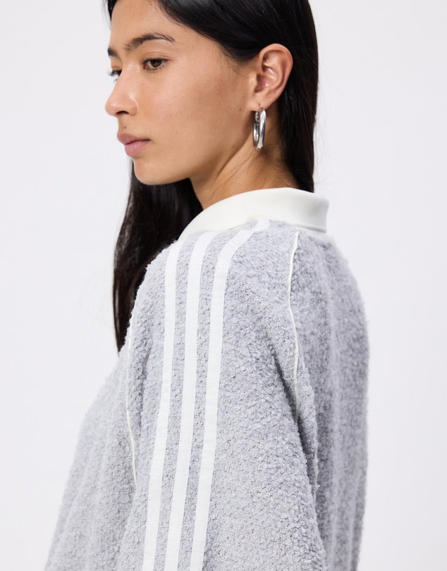 adidas Originals - Boucle Oversized Polo Crew Shirt