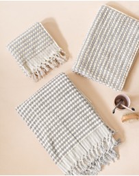 Miss April - Pompom Hand Towel