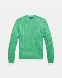 Polo Ralph Lauren - ICONIC EXCLUSIVE - Cable-Knit Cotton Sweater