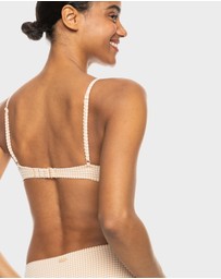 Roxy - Gingham Bralette Bikini Top For Women