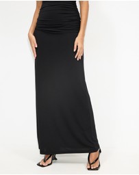 Dazie - Nightfall Halter Maxi Dress