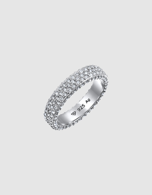 Elli Jewelry - Ring with Stones Crystals 925 Sterling Silver