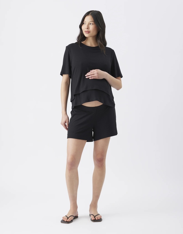 Ripe Maternity - Asher Rib Short