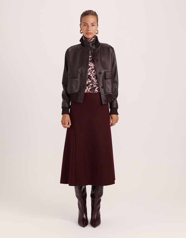 SABA - Truffle Wool Long Sleeve Top
