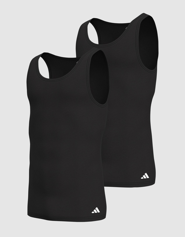 adidas Sportswear - 2 Pack Active Flex Cotton Tank Top