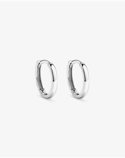 Michael Hill - 12mm Medium Polished Huggie Earrings in Sterling Silver