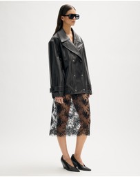 Minima Esenciales - Aisla Lace Midi Skirt
