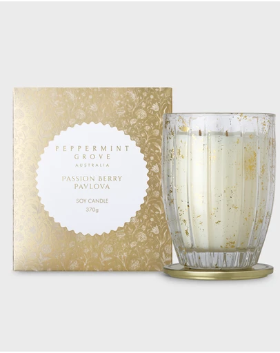 Peppermint Grove - Passion Berry Pavlova Soy Candle 370g