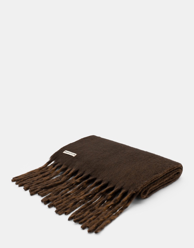 Morgan & Taylor - Hannah Reversible Scarf in Brown