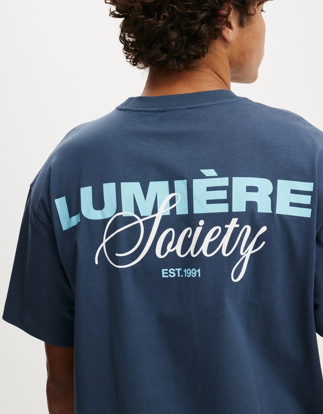 Cotton On - Box Fit Text T-Shirt