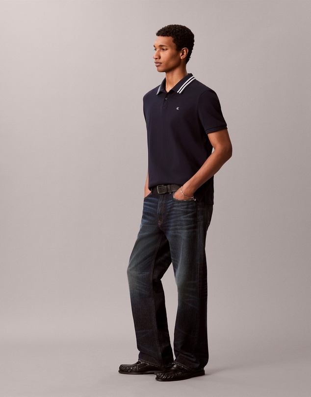 Calvin Klein Jeans - Casual Pique Classic Tipped Polo Shirt