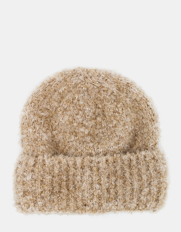 Morgan & Taylor - Freya Boucle Beanie in Beige