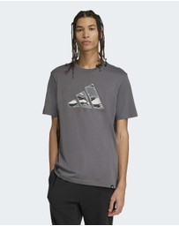 adidas Sportswear - Camo Logo Graphic Tee Mens