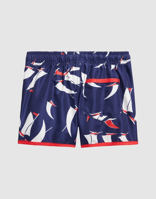 Polo Ralph Lauren - Sailboat Print Swim Trunks - ICONIC EXCLUSIVE - Kids