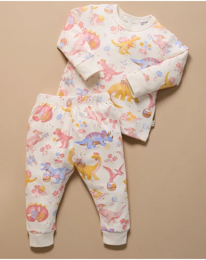 Purebaby - Dino Pyjama Set -Kids-Babies