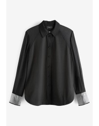 NEXT - Embellished Cuff Detail Button Up Shirt