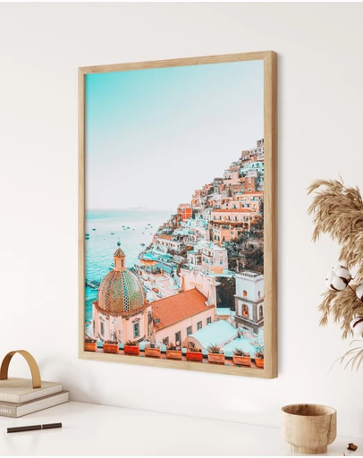 Olive et Oriel - Vista Di Positano Art Print