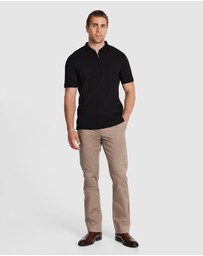 Tarocash - Leni Textured Zip Polo