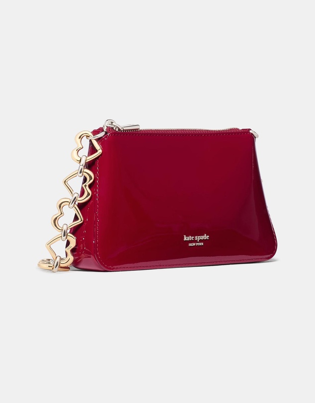 Kate Spade - Grace Patent Leather Heart Pochette