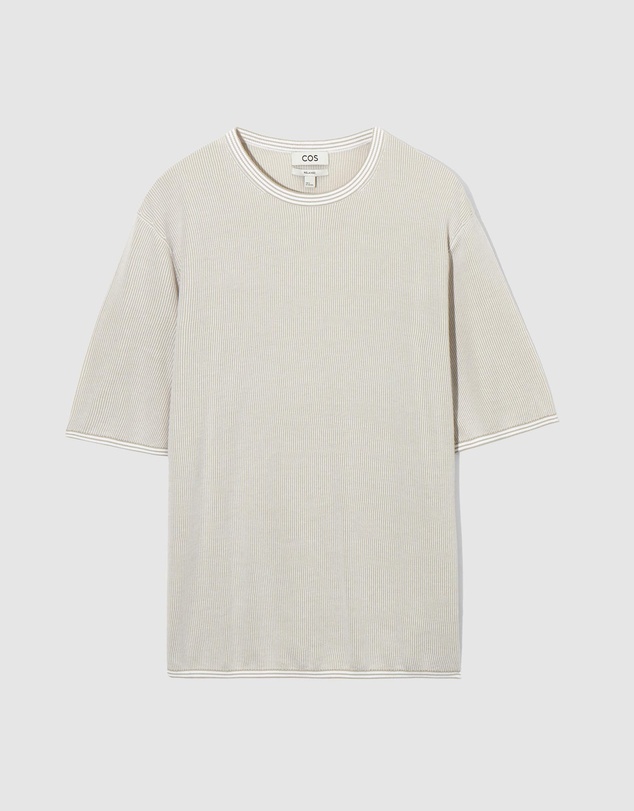COS - Magnus Co Rib Relaxed Knit Tee