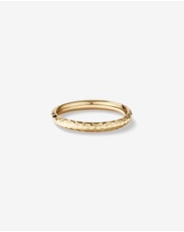 Michael Hill - Hammered Finish Ring in 10kt Yellow Gold