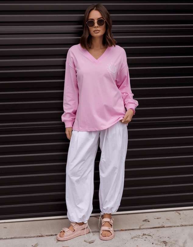ALEXANDRA - Jossy Long Sleeve Top Pink