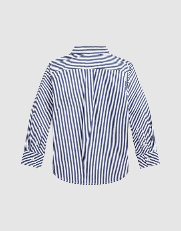 Polo Ralph Lauren - Striped Cotton Poplin Shirt - Kids - ICONIC EXCLUSIVE