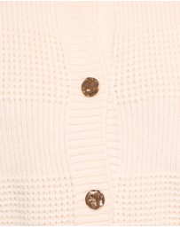 Petal & Pup - Verago Textured Stripe Cardigan - Cream