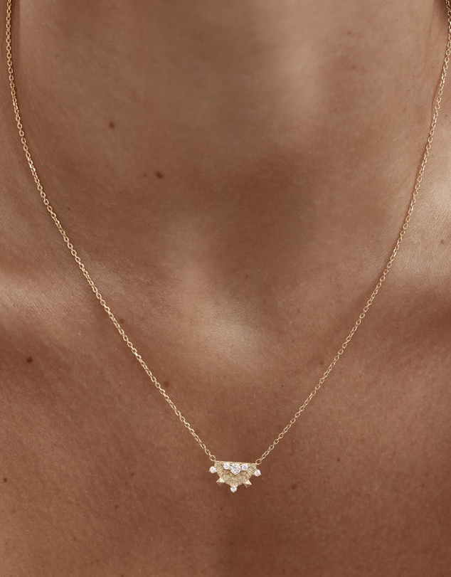 By Charlotte - Lotus Rain Necklace