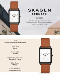 Skagen - Hagen Brown Analogue Watch