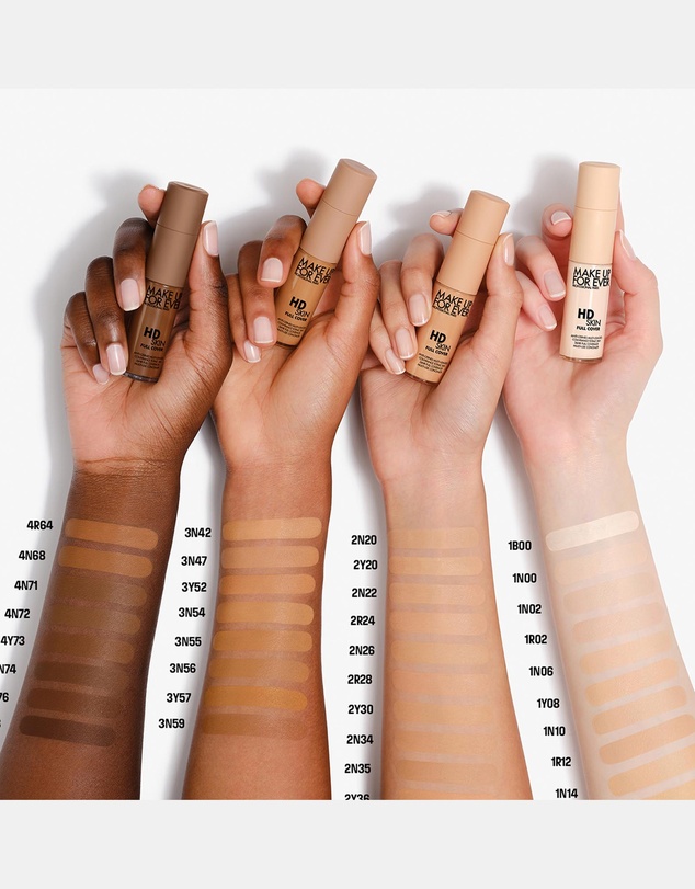 MAKE UP FOR EVER - HD Skin Full Cover Concealer Multi-Use Concealer with Niacinamide & Hyaluronic Acid