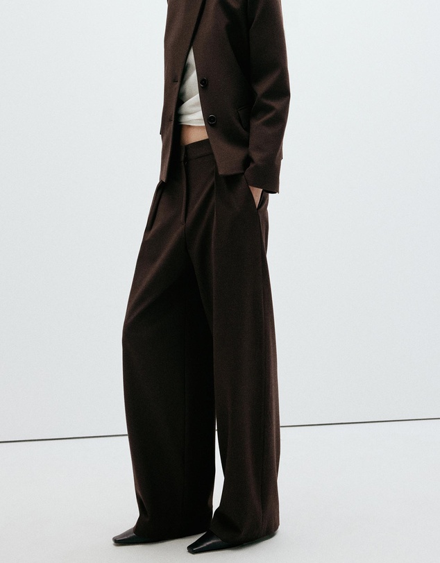 M.N.G - Houndstooth Pleated Trousers