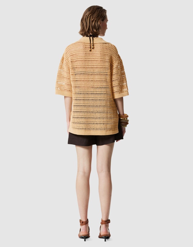 & Other Stories - Pointelle-Knit Polo Shirt