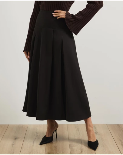Atmos&Here - Molly Pleated Midi Skirt