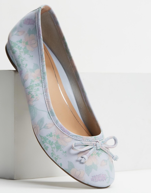 Vionic - Callisto Floral Flat - Arctic Ice Botanical