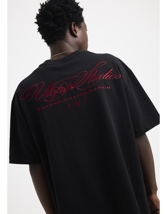 Black Noise White Rain - Sheen T-Shirt