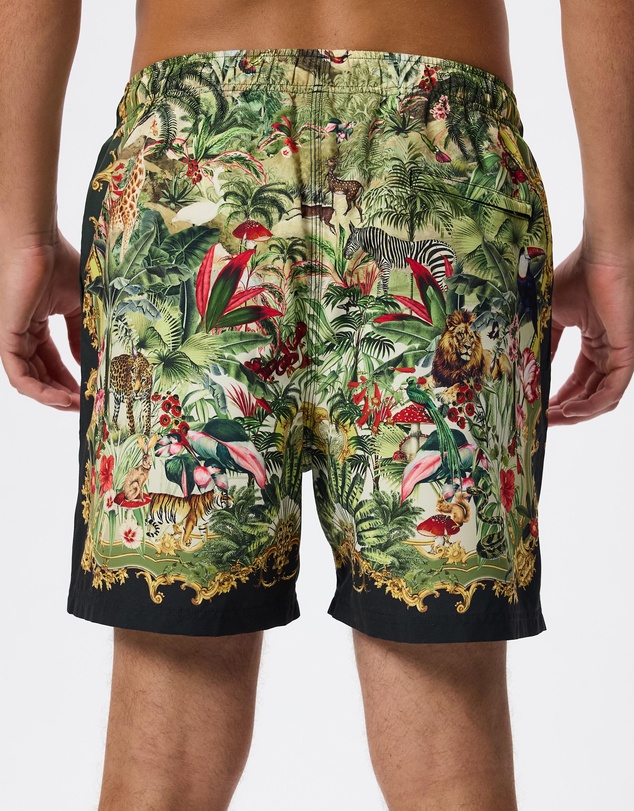 Camilla - Mid Length Boardshorts With Elastic Waist