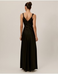Tussah - Nyla Satin Slip Maxi Dress