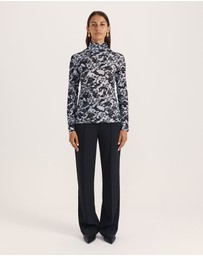 SABA - Truffle Wool Long Sleeve Top