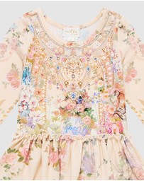 Camilla - Babies Long Sleeve Bodysuit with Jersey Skirt